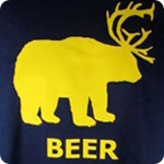 Beer Deer Bear - Adult Shirt