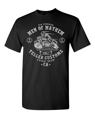 Teller Customs Cycle Shop Adult DT T-Shirts Tee