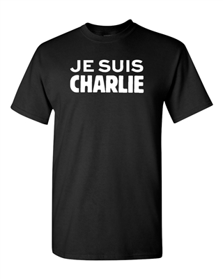 Je Suis Charlie Support France Adult T-Shirt Tee