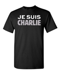 New Je Suis Charlie Support France DT Adult T-Shirt Tee