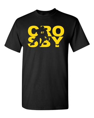 Crosby Fan Wear Ice Hockey Sports Adult T-Shirt Tee