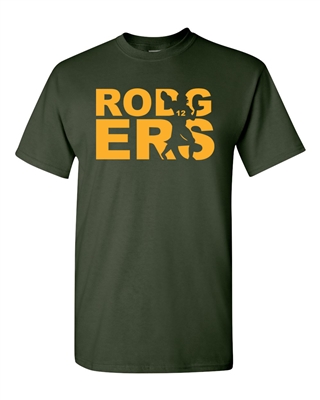 Rodgers Fan Wear Football Sports Adult T-Shirt Tee