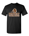 Protect Your Nuts Funny Adult DT T-Shirts Tee