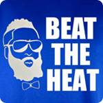 Fear the Beard Beat the Heat - Adult Shirt