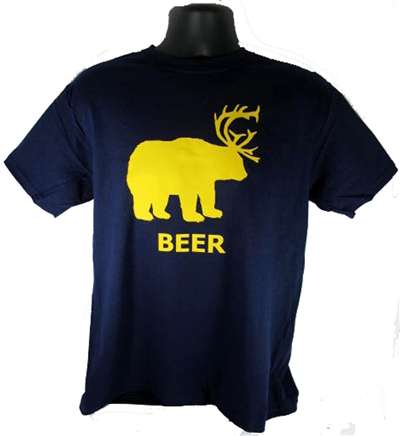 Beer Deer Bear - Adult Shirt
