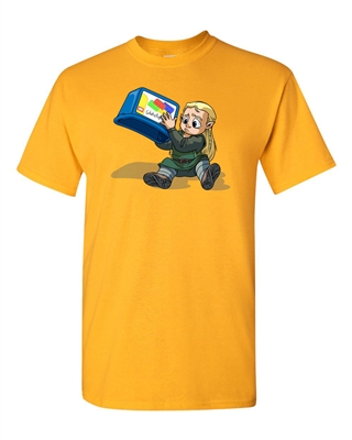 Legoless LOTR Parody DT Adult T-Shirt Tee