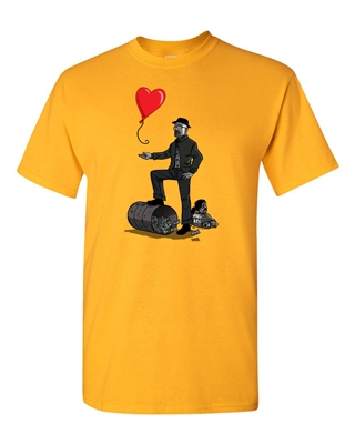 Heisenberg Balloon Heart Parody DT Adult T-Shirt Tee
