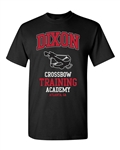 Dixon Crossbow Training Academy Funny Parody Adult DT T-Shirt Tee