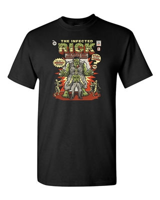 Infected Rick Funny Comic Parody Zombie T Shirt