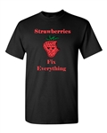 Strawberries Fix Everything Adult DT T-Shirts Tee