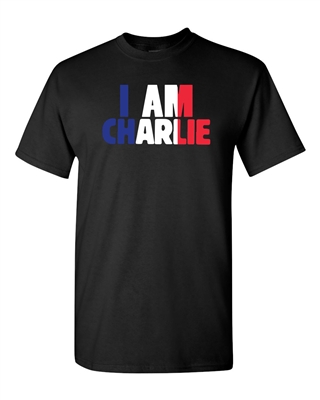 I Am Charlie Support France Freedom DT Adult T-Shirt Tee