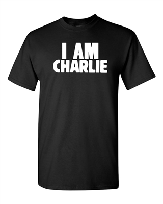 I Am Charlie Support France Adult T-Shirt Tee